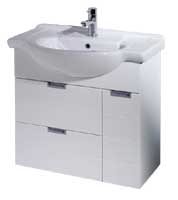 Plumbworld h3o 700mm Wall Hung Unit Base Only White