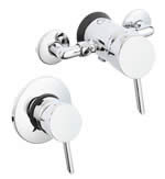 Plumbworld Minimal Ceramic Disc Manual Mixer Shower Valve