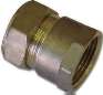 Plumbworld Straight Reducing Coupler (BSP Parallel FI x Copper) 10mm x 1/2andquot; (Pack of 10)