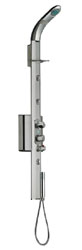 Plumbworld Thermostatic Aluminium Shower Tower
