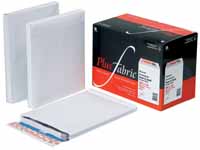 Plus Fabric 381 x 254 x 25x 25mm white plain