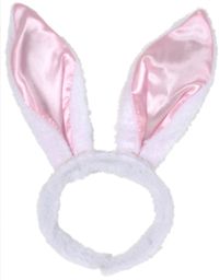 Plush Bunny Ears (White)