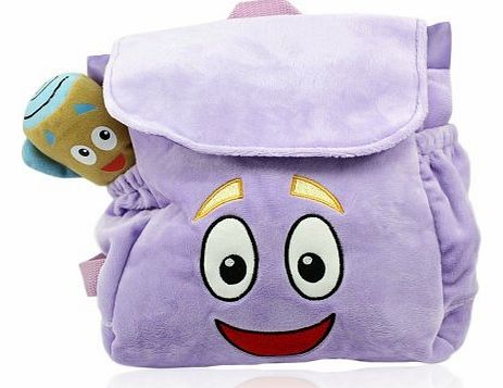 Cute Dora the Explorer: Dora Rescue Backpack Plus Map Kids School Bag