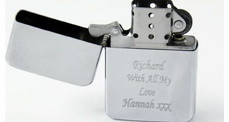 Pmc - Personalised Lighters Personalised Engraved Silver Lighter