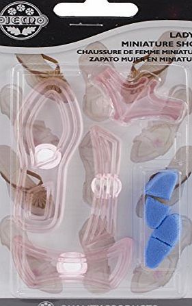 PME Plastic Cutter Set 8Pc-Ladys Miniature Shoe