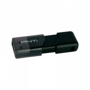 PNY 32GB Attache Capless USB Flash Drive - Black