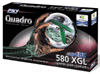 PNY GRAPHICS CARD 64 MB DDR QUADRO 4 580XGL BRN BX