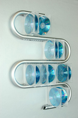 PO Products PO Snake CD Holder Is A Wall Mounted CD Holder With Space For Up To 48 CD`