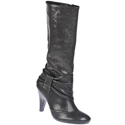 Female POE35991SS Leather Upper Textile Lining Fashion Boots in Black