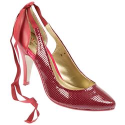 Female POL35101CSS Leather Upper Evening in Red