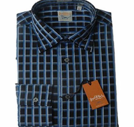 Poggianti Royal St Martins Shirt Designer Choice Of Colours & Sizes Bnwt NEW Pink & Brown Check L