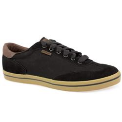 Pointer Male Pointer Fairbank Suede Upper Fashion Trainers in Black, White