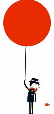 Poisson Bulle Sticker Monsieur and the red balloon Sticker -