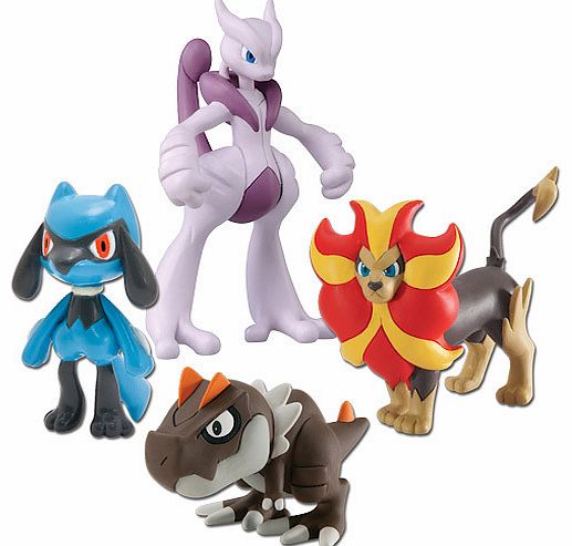 XY 4 Figure Gift Pack - Mewtwo X & Male