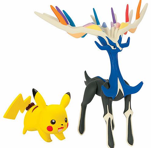 Pokemon XY Double Figure Pack - Xerneas & Pikachu