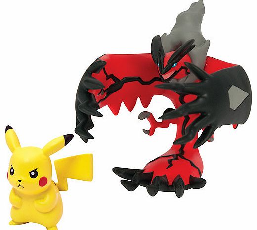 Pokemon XY Double Figure Pack - Yveltal & Pikachu