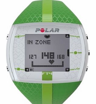 Polar Womens FT4 Heart Rate Monitor and Sports Watch - Green