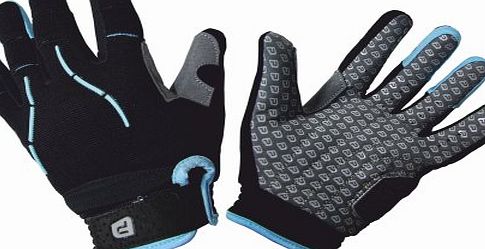 Polaris Kids Tracker Gloves Cyan/Grey Medium 7-8 Years