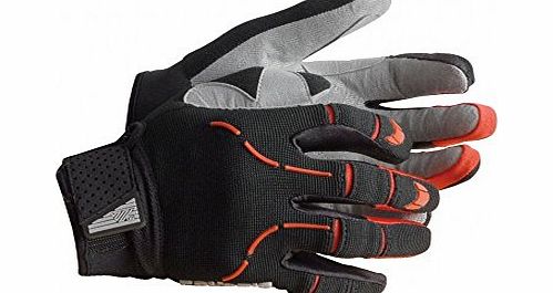 Polaris Tracker Kids Cycling Gloves - Black/Red, XL