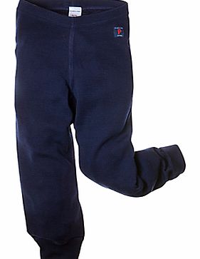 Polarn O. Pyret Thermal Merino Leggings, Navy