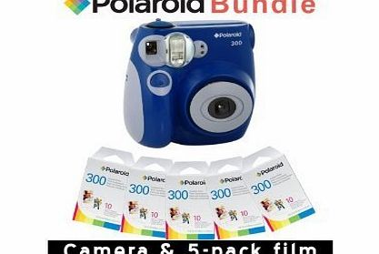 Polaroid PIC-300 Instant Camera in Blue   Accessory Kit