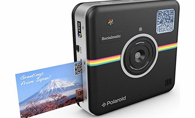 Polaroid Socialmatic 14MP Wi-Fi Digital Instant Print amp; Share Camera - Share on Socialmatic PhotoNetwork, Facebook, Instagram, Twitter amp; More - Black