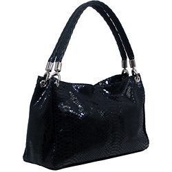 Poldina Medium Patent Shoulder Bag