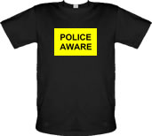 Police aware male t-shirt.