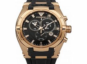 Police Mens Black Raptor Chronograph Watch