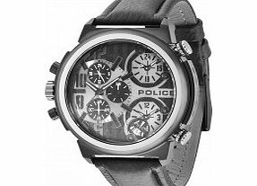 Police Mens Grey Python Chronograph Watch
