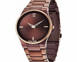 Police Mens Horizon Brown Watch