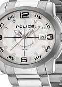 Police Mens Sniper Silver Watch