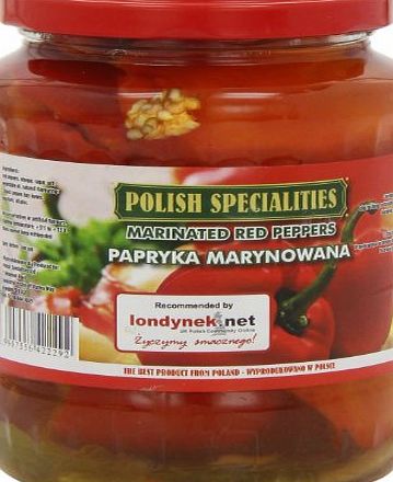 POLISH SPECIALLITIES LTD Polish Specialities Marinated Red Peppers 720 g (Pack of 8)