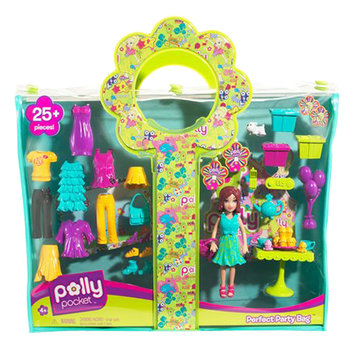 Polly Pocket Party Bag Doll and Fashions - Lila