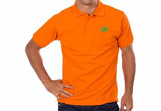 Polo Club Original Orange pure cotton logo polo shirt