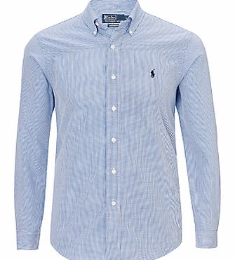 Polo Ralph Lauren Custom Fit Check Shirt, Blue