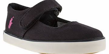 kids polo ralph lauren navy sandy mary jane