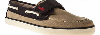 kids polo ralph lauren stone & navy polo