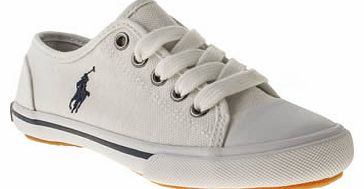 kids polo ralph lauren white & navy polo