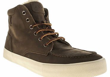 mens polo ralph lauren brown polo tedd shoes