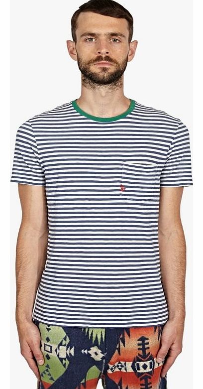 Mens Stripe Cotton T-Shirt