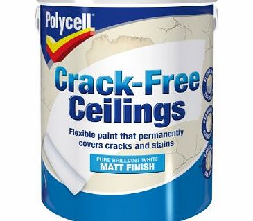 Polycell CFCSM5L 5L Crack-Free Ceilings Smooth Matt