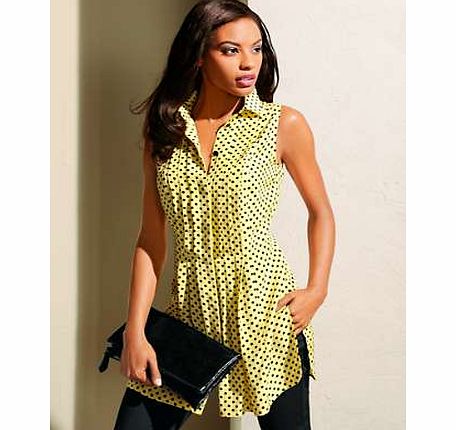 Pomodoro Singh Madan Polka-Dot Blouse