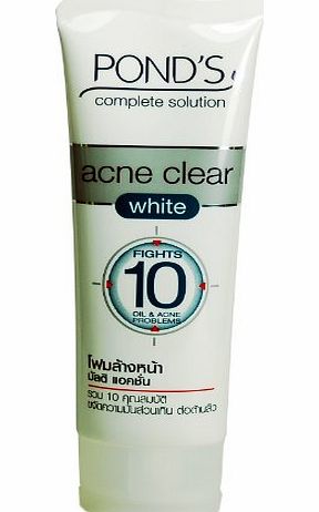 Ponds  Acne Clear Facial Foam Wash exfoliates 50g Oil Acne Face Facial Skin Care Skincare
