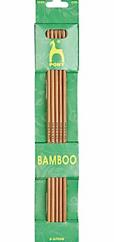 Pony 20cm Bamboo Knitting Needles, Pack of 5,