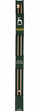 Pony 33cm Bamboo Knitting Needles, Pack of 2,