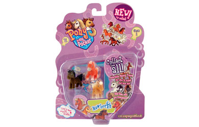 Pony In my Pocket - Newborns Falabella, Palomino and Arabian