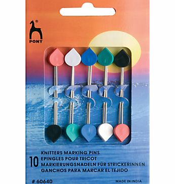 Pony Knitters Marker Pins, Pack of 10