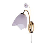 Lucinda Brass Effect Wall Light 1X40W