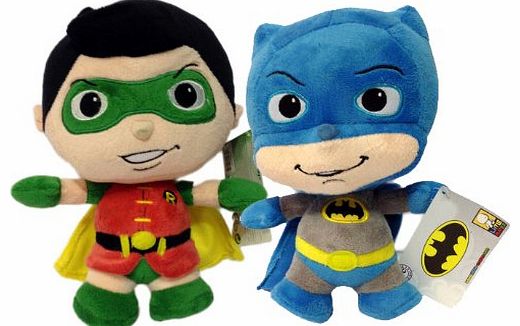 DC Comics Little Mates Batman and Robin 9 Inch Plush Toys